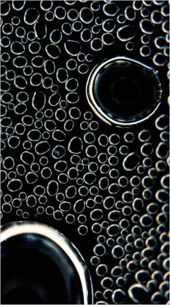 Detail Abstract Bubble Texture Macro Background Number 11