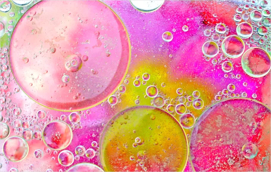Detail Abstract Bubble Texture Macro Background Number 15