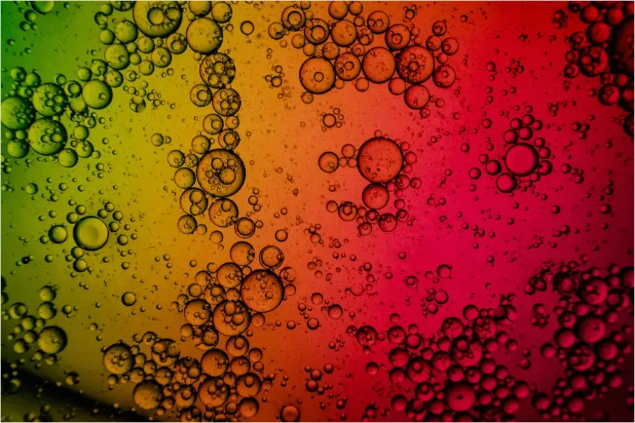 Detail Abstract Bubble Texture Macro Background Number 7