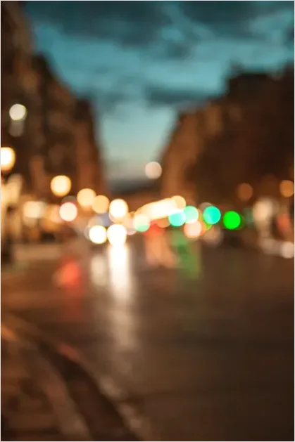 Detail Abstract City Lights Bokeh Background Number 13
