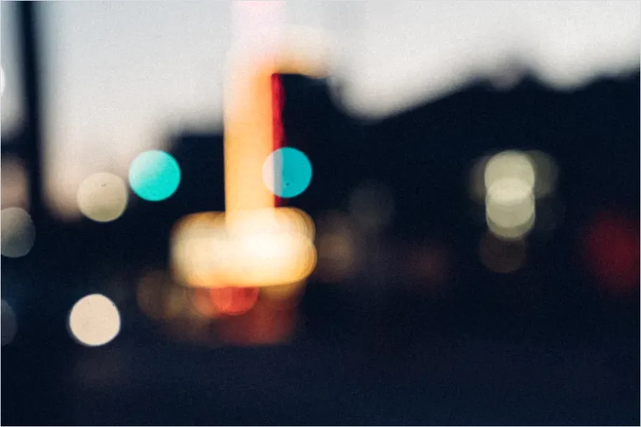 Detail Abstract City Lights Bokeh Background Number 3
