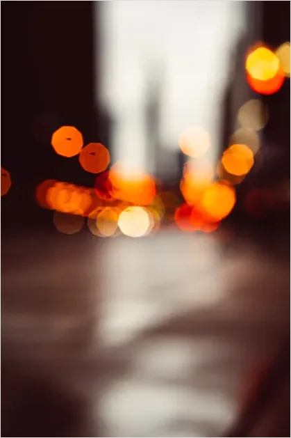 Detail Abstract City Lights Bokeh Background Number 9