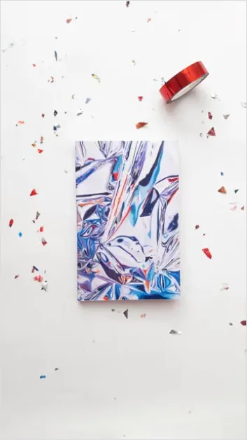 Detail Abstract Confetti Background Colorful Flat Lay Number 11
