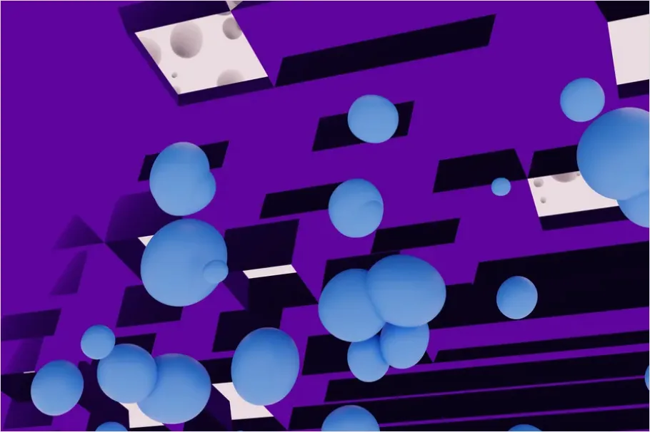 Abstract Floating Spheres Abstract Background 46ee