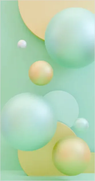 Detail Abstract Floating Spheres Abstract Background Number 8