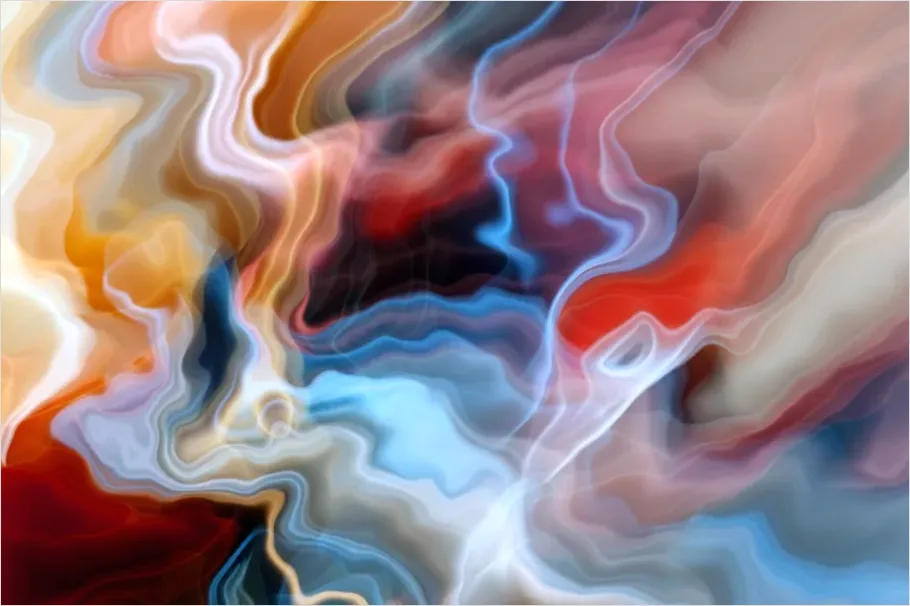 Abstract Fluid Art Background Colorful 375b