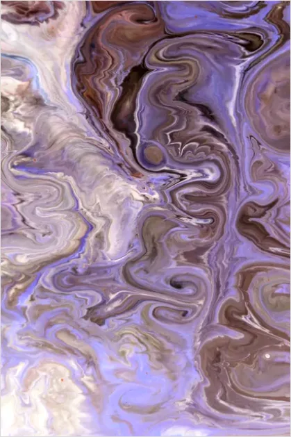 Detail Abstract Fluid Art Background Colorful Number 7