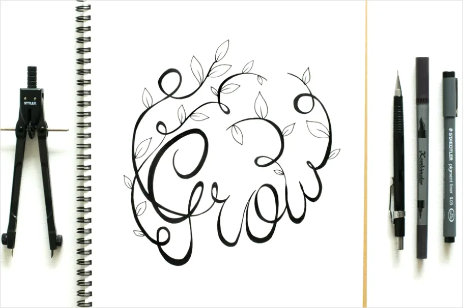 Detail Abstract Hand Drawn Doodle Pattern Background Number 4