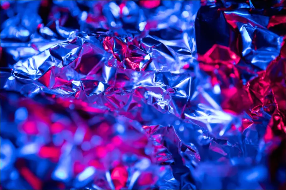 Detail Abstract Holographic Foil Background Texture Number 12