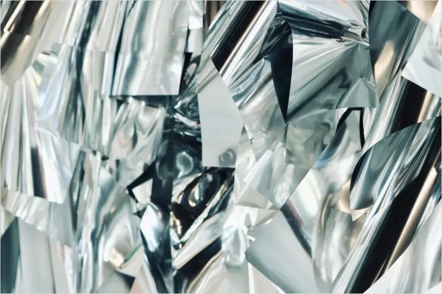 Detail Abstract Holographic Foil Background Texture Number 10
