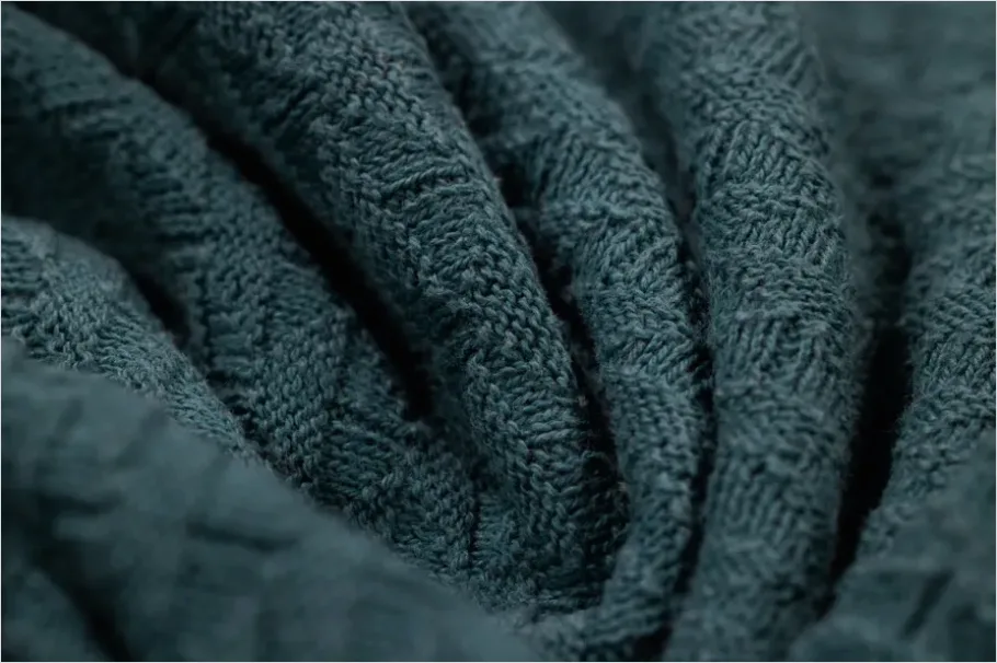Detail Abstract Knitted Fabric Texture Background Number 2