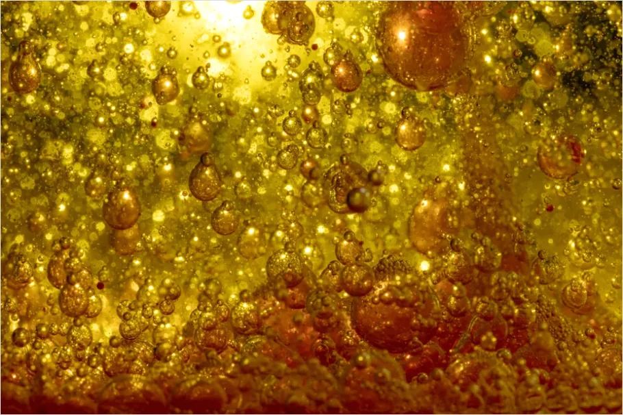 Detail Abstract Liquid Gold Texture Background Number 5