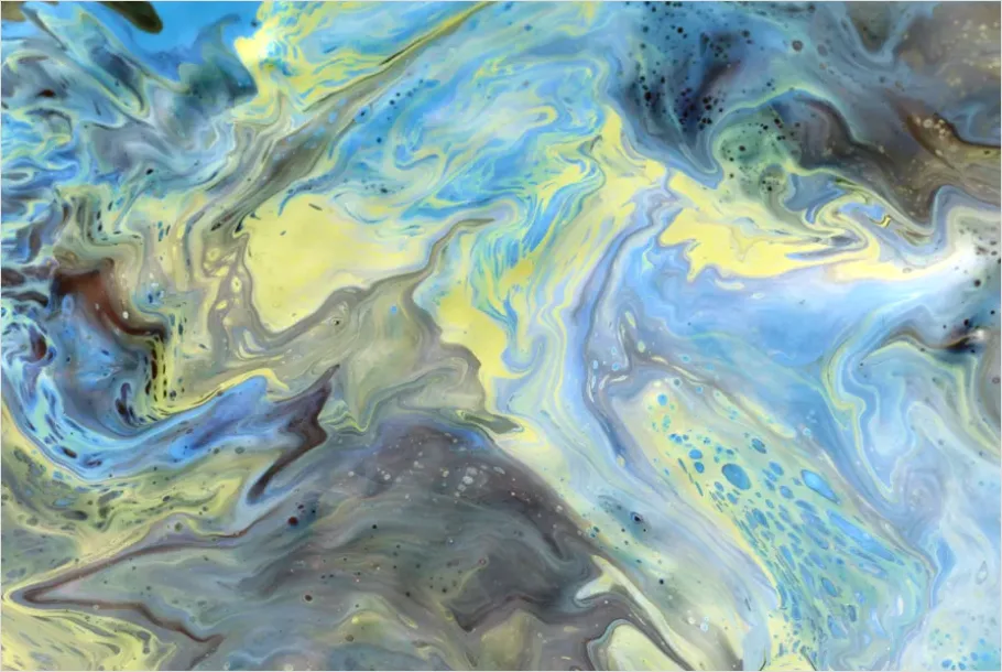 Detail Abstract Marble Ink Background Fluid Number 3