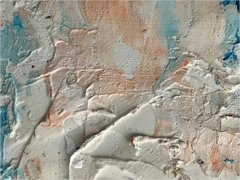 Abstract Paint Smear Texture Close Up C799