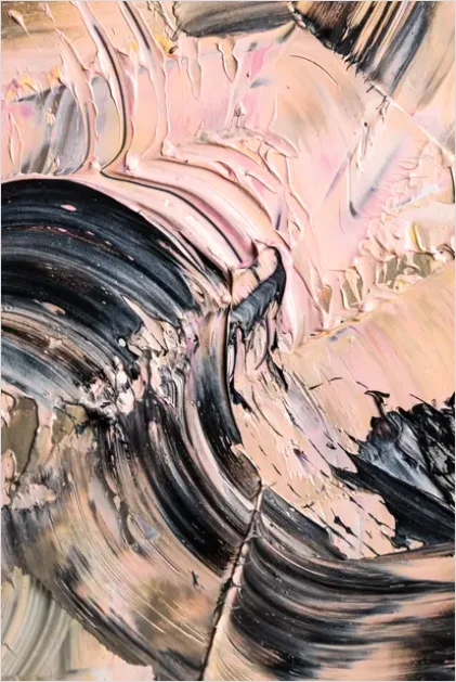 Detail Abstract Paint Smear Texture Close Up Number 14