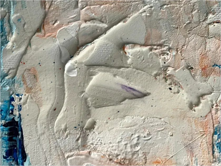 Detail Abstract Paint Smear Texture Close Up Number 16