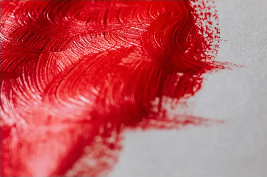 Detail Abstract Paint Smear Texture Close Up Number 3