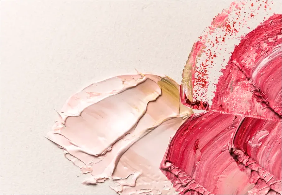 Detail Abstract Paint Smear Texture Close Up Number 6