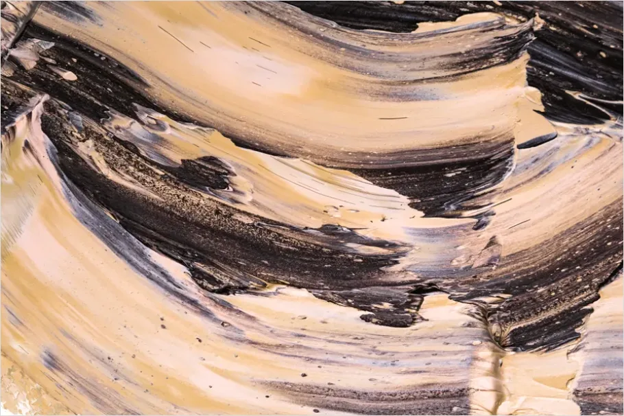 Detail Abstract Paint Smear Texture Close Up Number 9