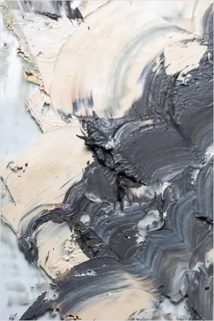 Detail Abstract Paint Smear Texture Close Up Number 10