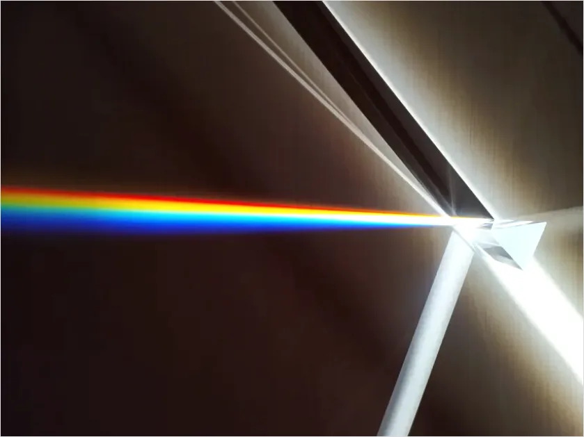 Detail Abstract Prism Light Refraction Background Number 14