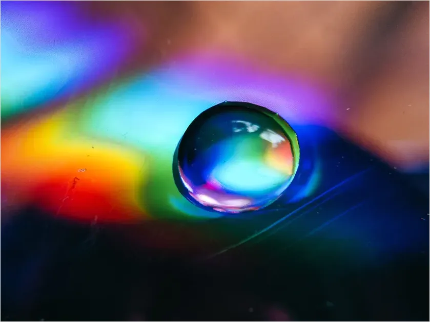 Detail Abstract Prism Light Refraction Background Number 8