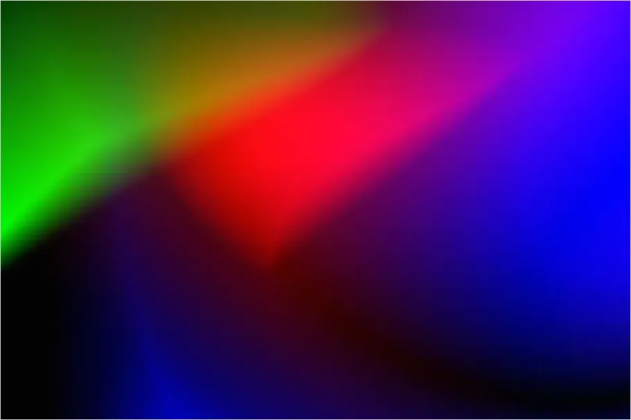 Detail Abstract Rainbow Gradient Background Smooth Number 7