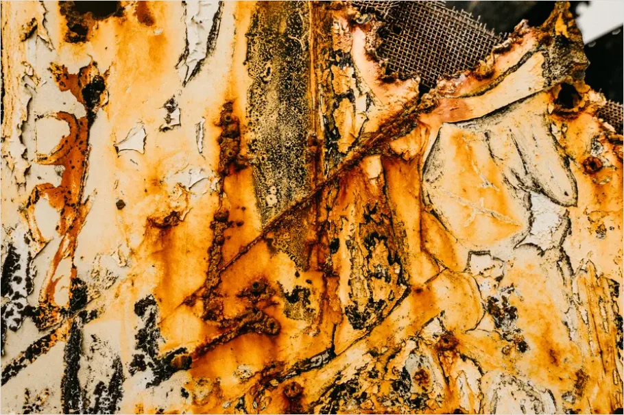 Detail Abstract Rust Texture Background Close Up Number 12