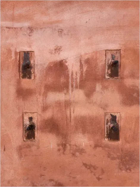 Detail Abstract Rust Texture Background Close Up Number 15