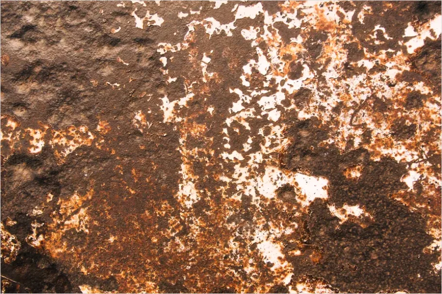 Detail Abstract Rust Texture Background Close Up Number 9