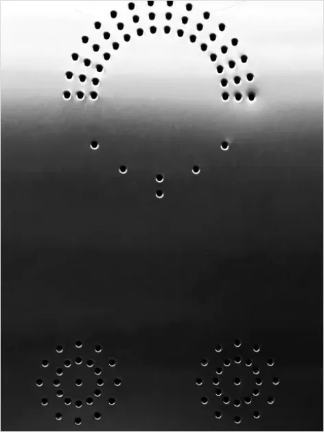 Detail Abstract Stainless Steel Texture Background Number 2