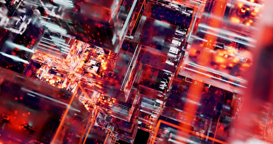 Detail Ai Brain Circuit Board Glowing Neon Number 12