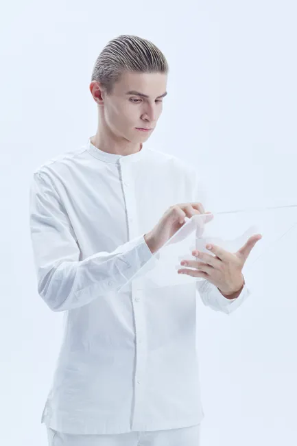 Detail Artificial Intelligence Concept Hologram Interface Number 5