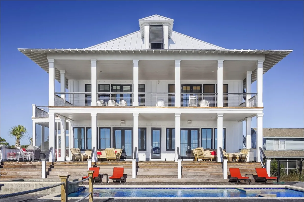 Detail Beach House Modern Exterior Photo Number 2