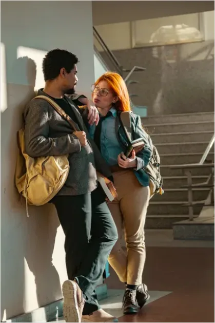 Detail College Student With Backpack Photo Number 10