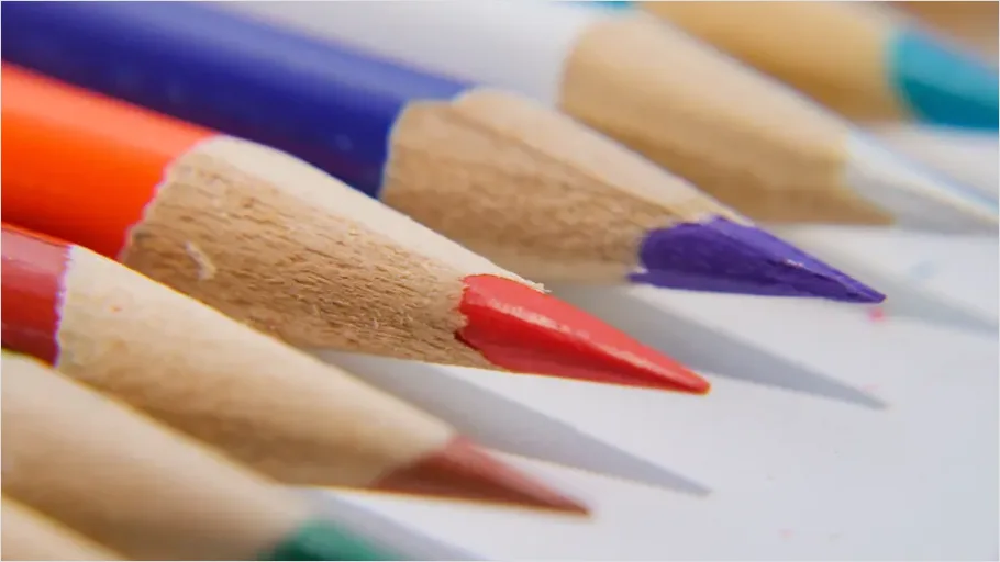 Detail Colored Pencils Close Up Photo Number 16