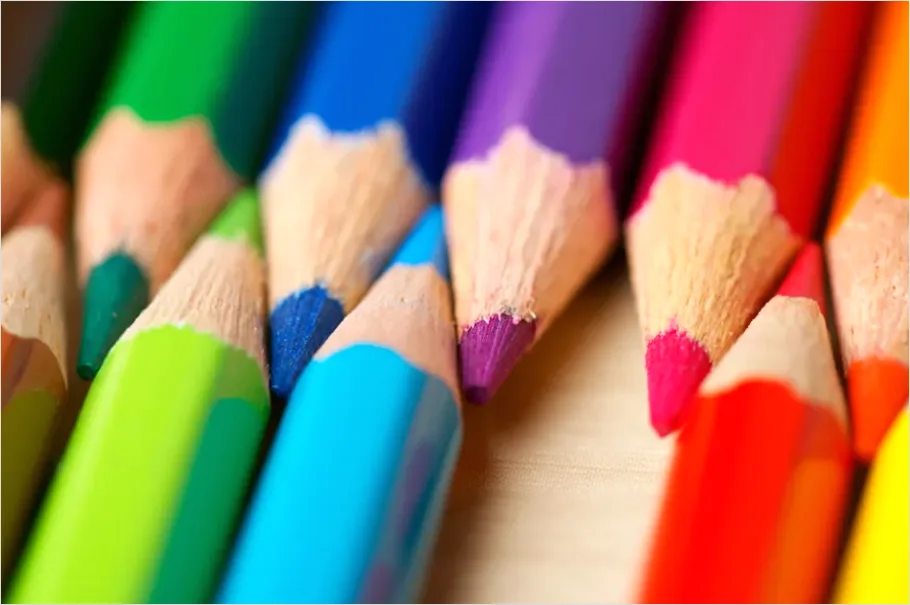 Detail Colored Pencils Close Up Photo Number 3