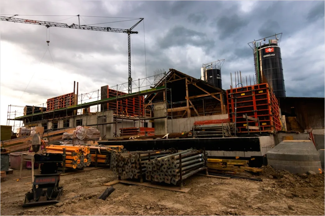 Detail Concrete Pour Construction Site Photo Number 2