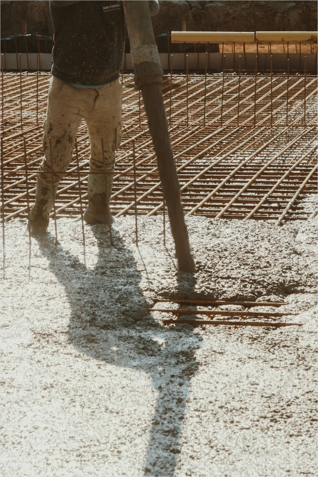 Detail Concrete Pour Construction Site Photo Number 7