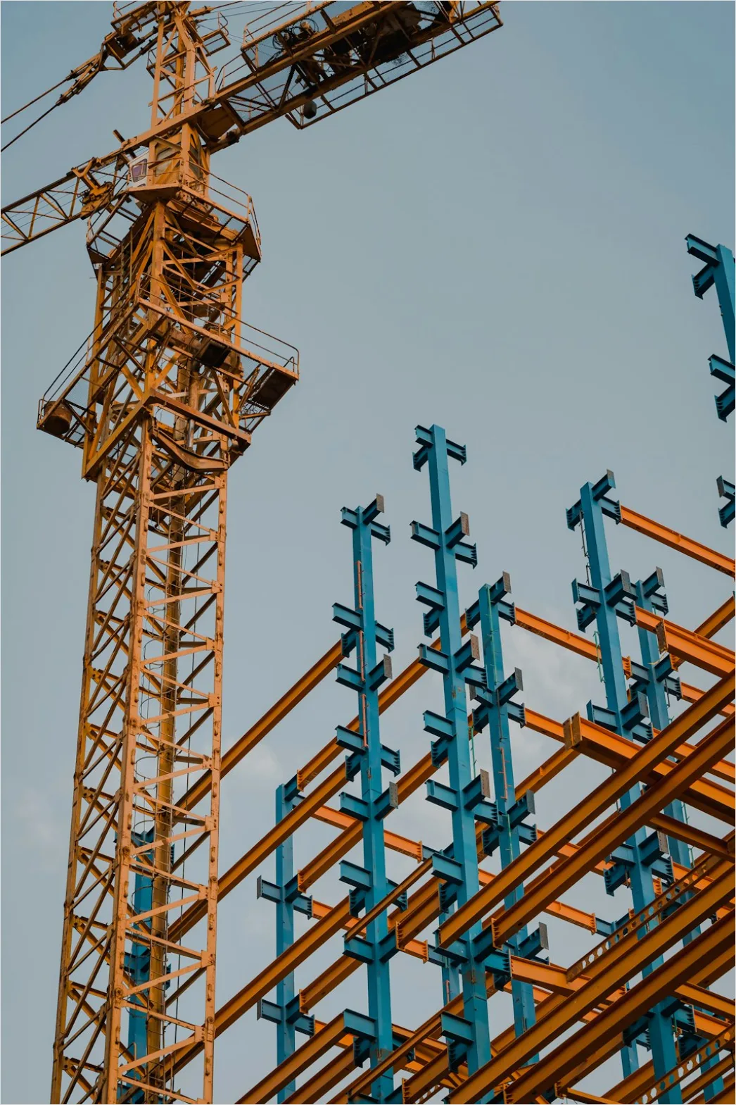 Detail Construction Crane Over Building Photo Number 3