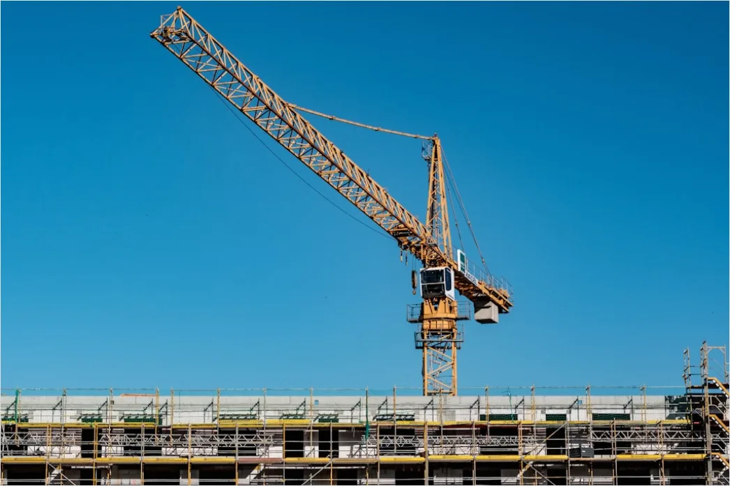 Detail Construction Crane Over Building Photo Number 4