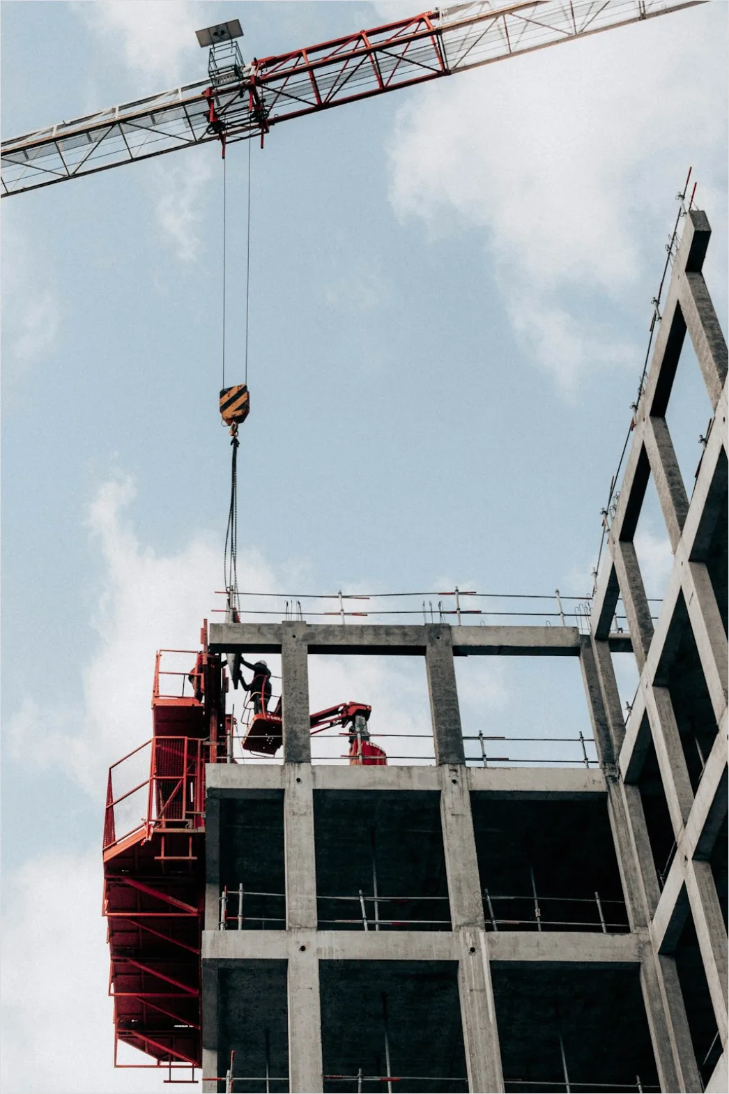Detail Construction Crane Over Building Photo Number 7