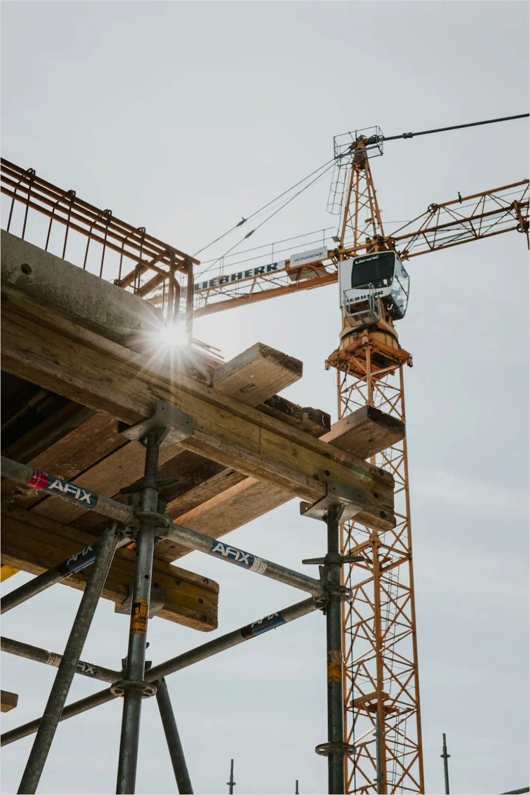 Detail Construction Site Building Framing Photo Number 2