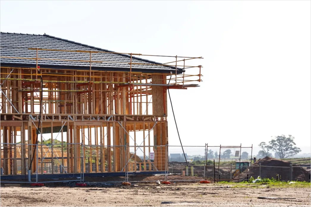 Detail Construction Site Building Framing Photo Number 6