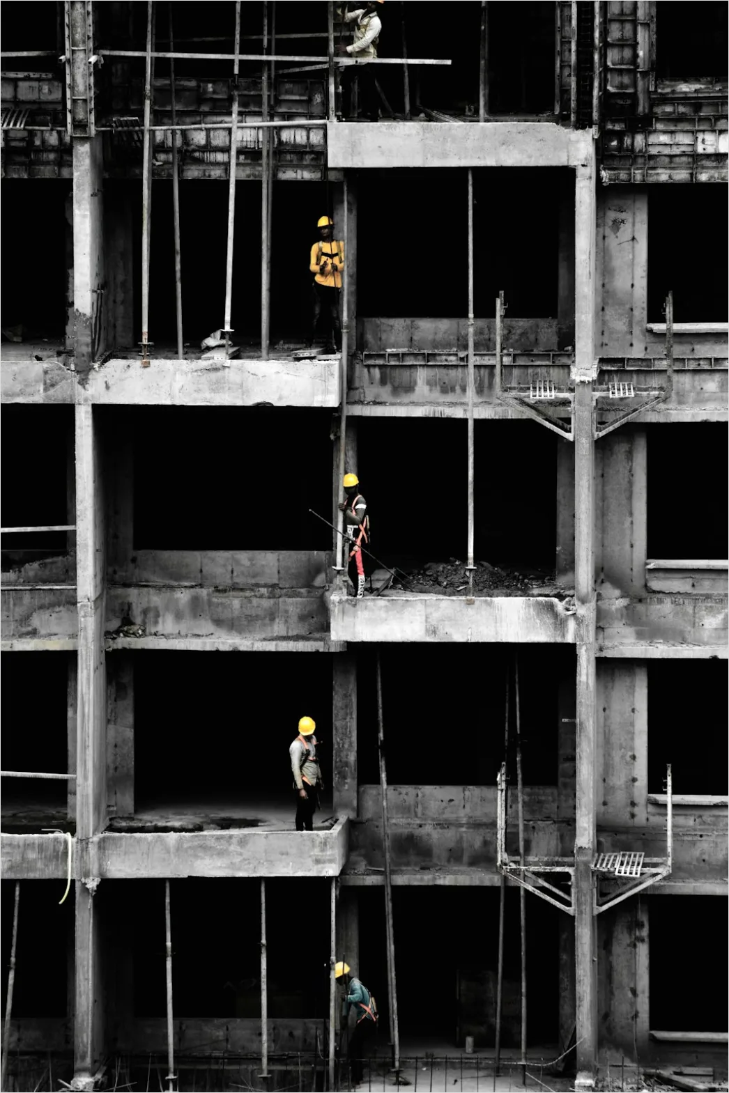 Detail Construction Site Building Framing Photo Number 8