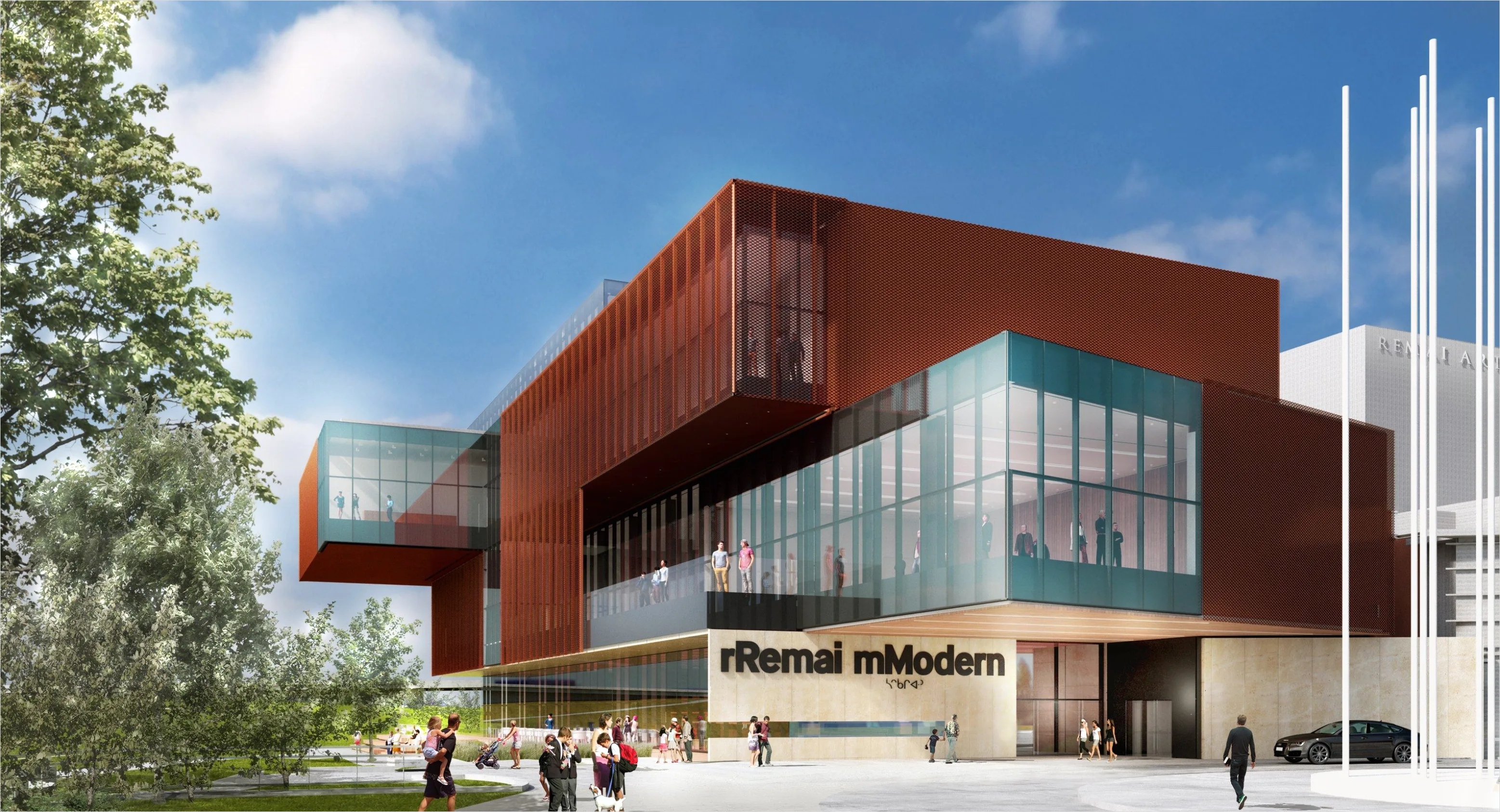 Detail Contemporary Museum Building Exterior Photo Number 9