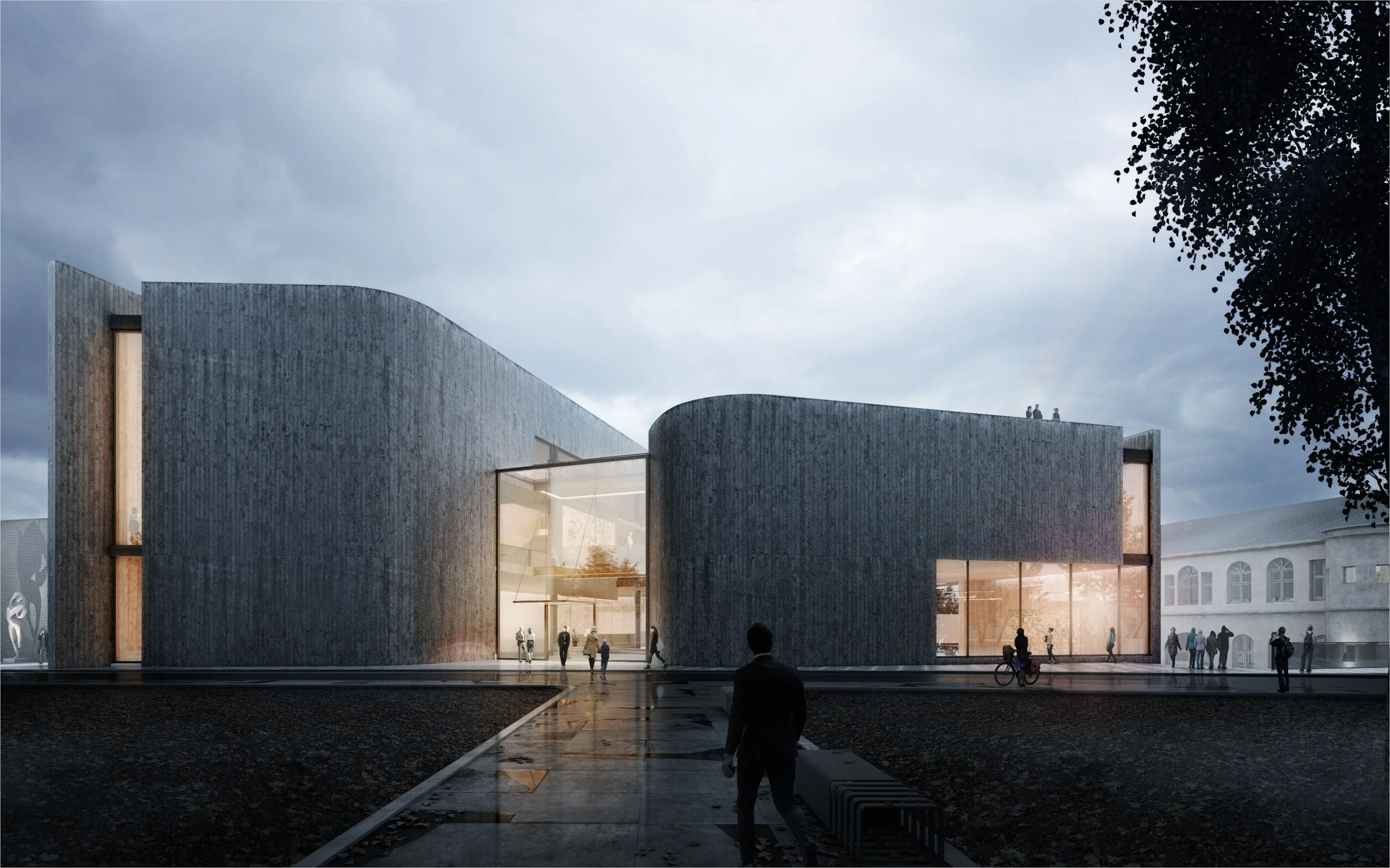 Detail Contemporary Museum Building Exterior Photo Number 10