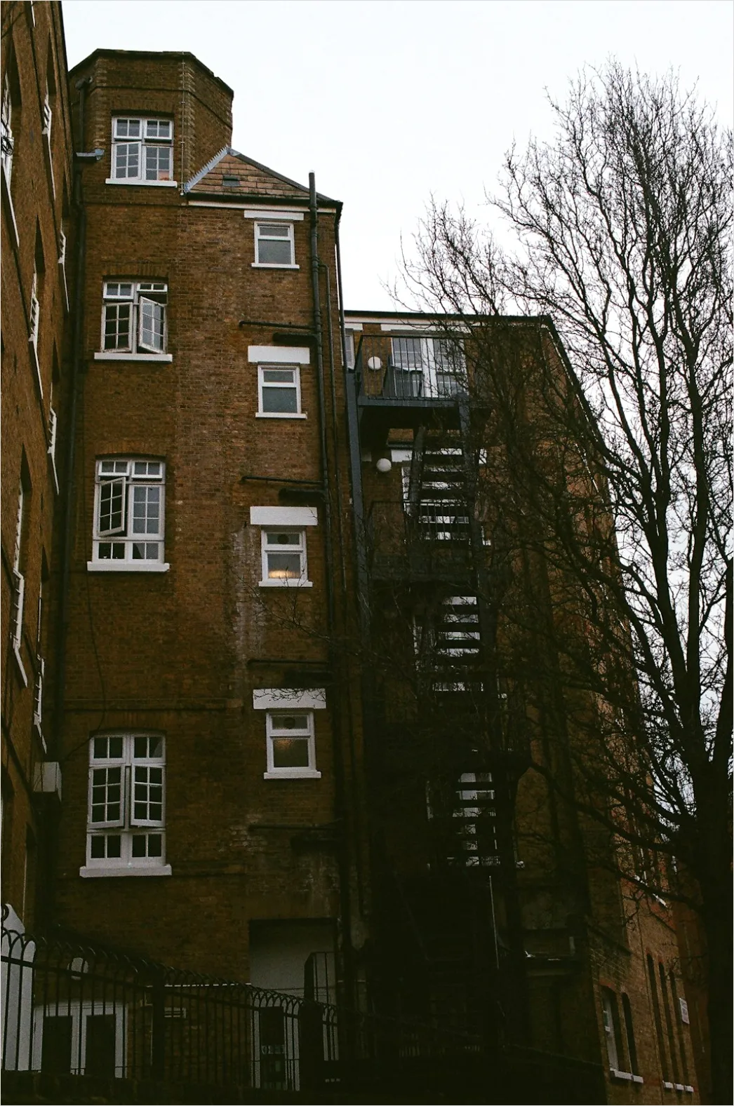 Detail Fire Escape On Brick Building Photo Number 3