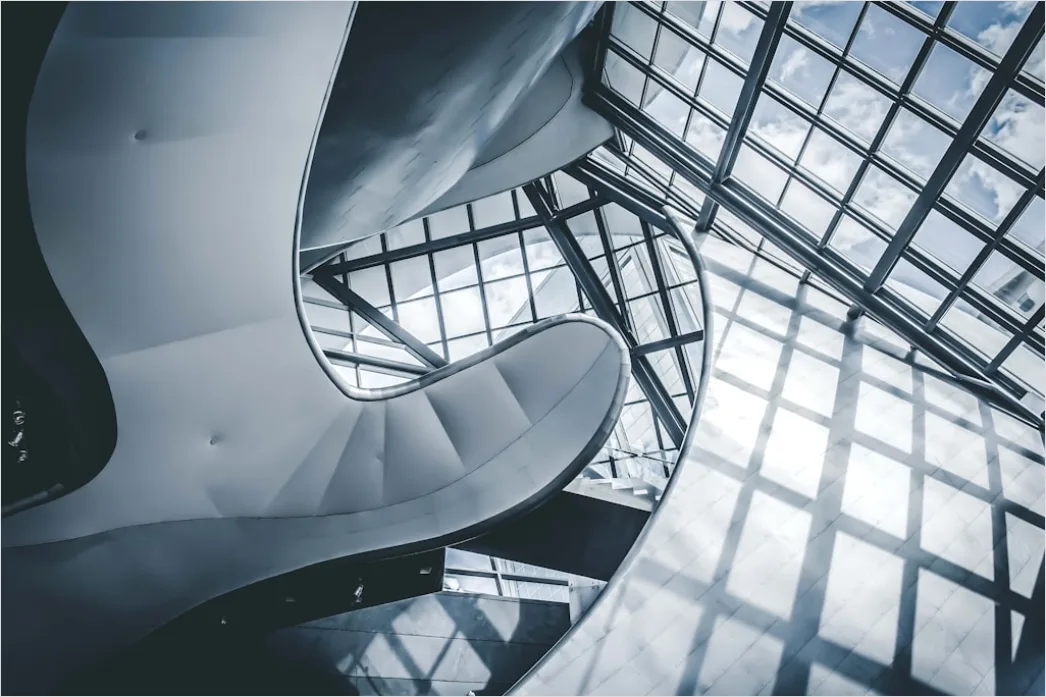 Detail Glass Roof Atrium Architecture Photo Number 2