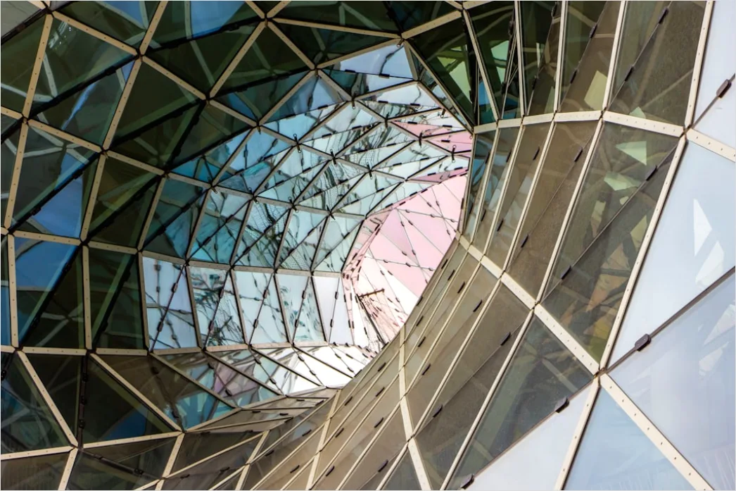 Detail Glass Roof Atrium Architecture Photo Number 4